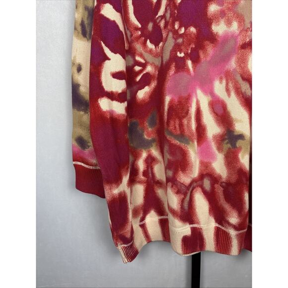 Natural Life Taylor Oversized Sweater Women's L/XL Colorful Abstract Art to Wear - Picture 8 of 10